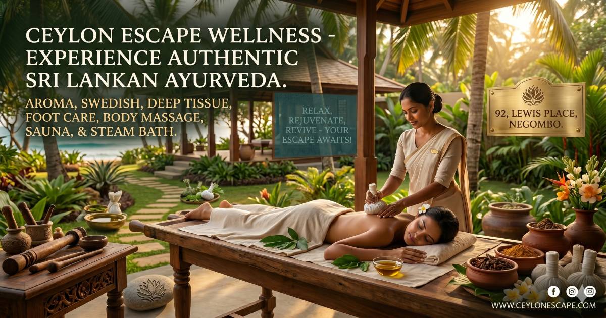 Escape Wellness Rd Treatments | Ceylon Escape Wellness | Ceylon Escape Wellness